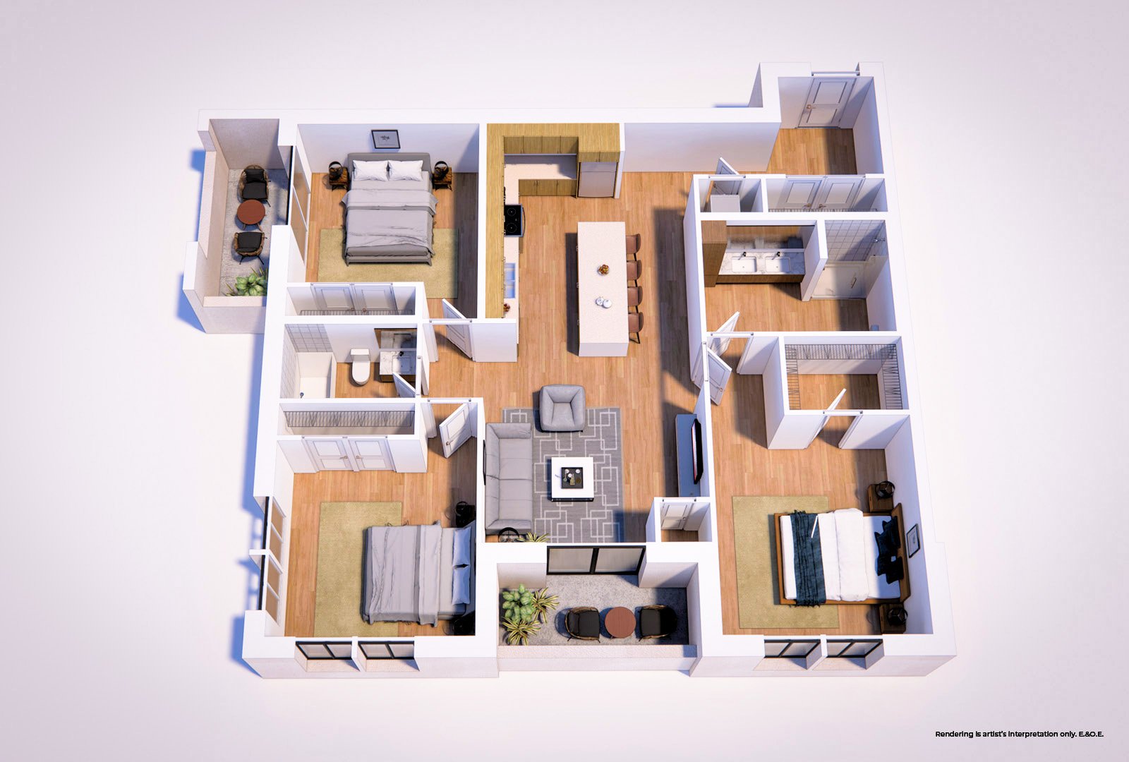 Creekside-Condos-Milton-3D-Floorplans
